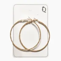 Серьги-кольца &laquo;Рельеф&raquo;, миксы, d=5.7 см