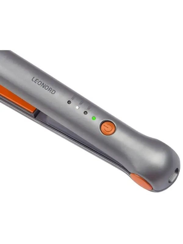 Выпрямитель Leonord LE-1202W, беспроводной, керамическое покрытие, 160-200℃, 17х70мм