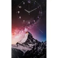 Часы-картина настенные интерьерные &laquo;Горы&raquo;, бесшумные, 50&times;100 см