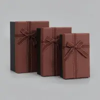 Набор подарочных коробок 3 в 1, прямоугольные 23&times;16&times;9.5 21&times;14&times;8.0 19&times;12&times;6.5 см