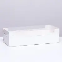 Коробка под рулет белая, 30&times;11&times;8 см