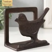 Фигурка - салфетница чугун &laquo;Птица&raquo;, 10.5&times;6.4&times;11.5 см