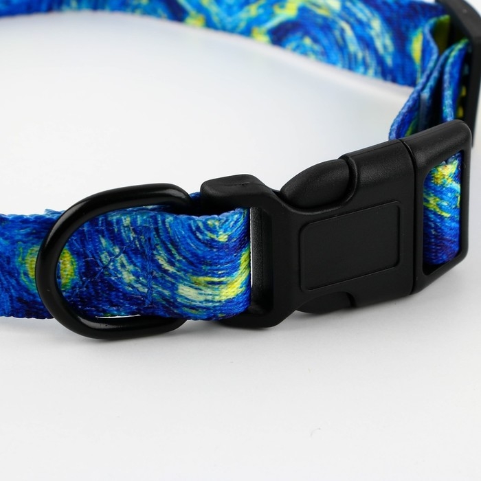 Ошейник «Искусство», застёжка - фастекс, 2.5 см, 40-55 см Ошейник «Искусство», застёжка - фастекс, 2.5 см, 40-55 см