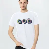 Футболка мужская «Новый GOD», белая, размер M