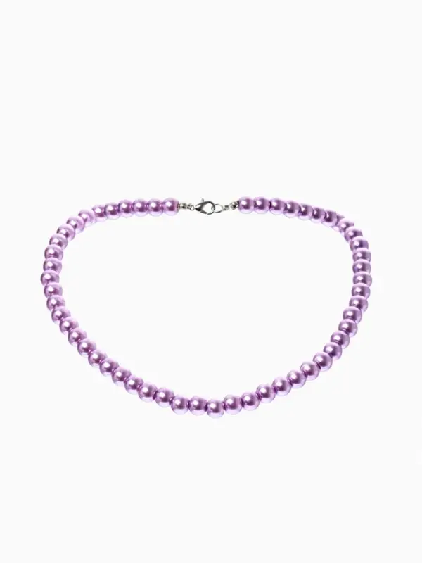 Бусы &laquo;Классика&raquo;, настроение, сиреневые, 40 см
