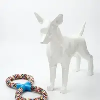 Игрушка для собак канатная &laquo;Восьмёрка&raquo;, тренировочная, до 38 см, до 260 г