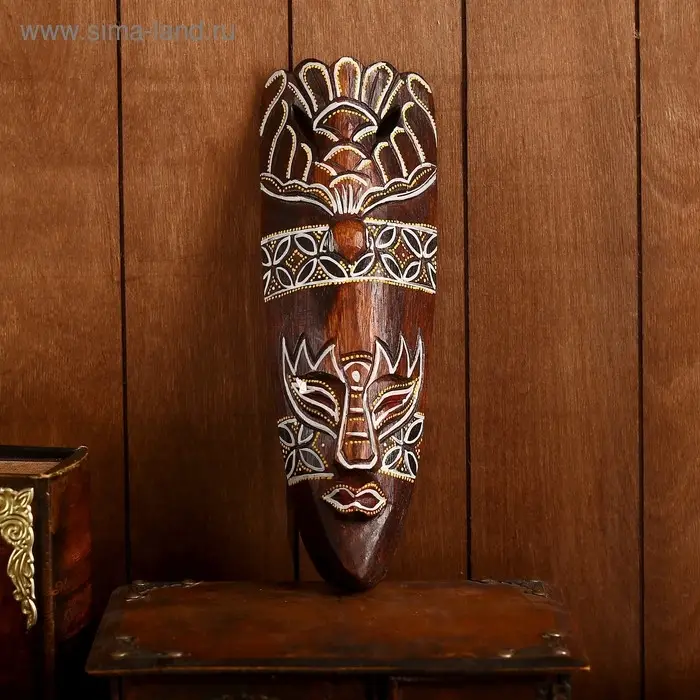 Маска дерево Маска дерево "Абориген" 30х10х4 см