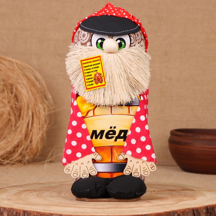Домовой Домовой "Тимоша с мёдом", 22х12х10 см