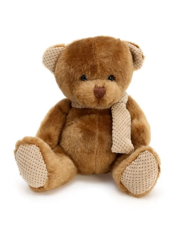 Мягкая игрушка &laquo;Медведь&raquo;, в вязаном шарфике, цвет МИКС