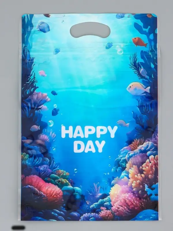 Пакет подарочный, с zip-lock застежкой, &laquo;Русалочка&raquo;, 15&times;23&plusmn;1 см МИКС