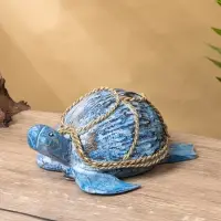 Сувенир "Черепаха" дерево сиграсс, кокос, 25х16х10 см, цв. голубой Сувенир "Черепаха" дерево сиграсс, кокос, 25х16х10 см, цв. голубой
