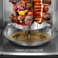 Электрошашлычница "2 в 1" для дома 1500 Вт КТ-1409
