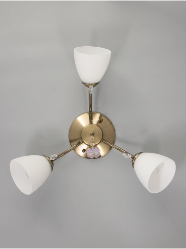 Люстра Люстра "Луиза" 3х40Вт Е27 бронза 56х56х26см