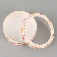 Коробка подарочная с окном &laquo;Ты прекрасна&raquo;, 16&times;16&times;5 см, круглая