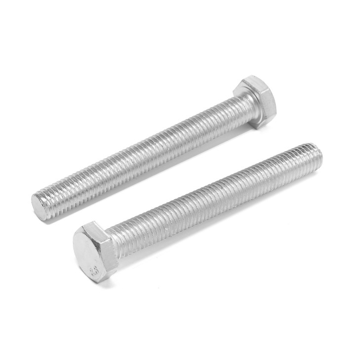 Болт ТУНДРА, оцинкованный, DIN 933, класс прочности 8.8, М12х100 мм, 5 кг Болт ТУНДРА, оцинкованный, DIN 933, класс прочности 8.8, М12х100 мм, 5 кг