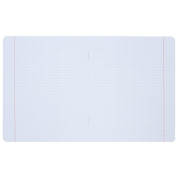 Тетрадь 48 листов в клетку на скрепке "Волшебство", обложка мелованный картон, ВД-лак, флуоресцентная краска, МИКС