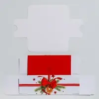 Коробочка для макарун «Подарок» 12 х 5,5 х 5,5 см