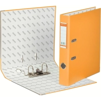 Папка-регистратор ECONOMY PLUS, 50мм,оранж,ПБП1,карм.кор.,мет.уг