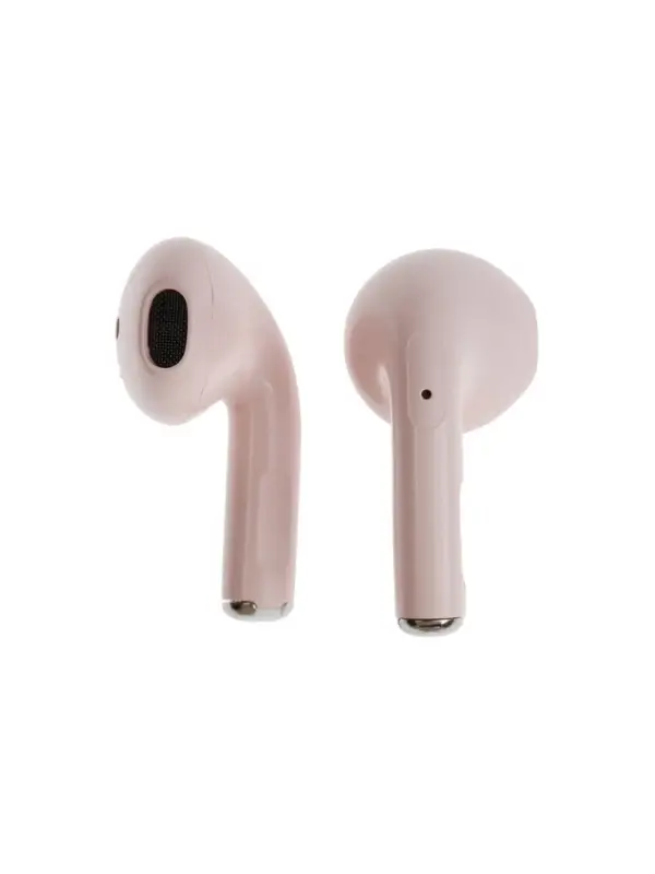 Наушники беспроводные Mybit Pro13, TWS вкладыши, Bluetooth 5.0, 30/180 мАч, розовые в прозрачном кейсе