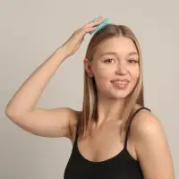 Щётка - массажёр для мытья головы, 7.5×7.5×3.5 см, фасовка 12 шт., МИКС