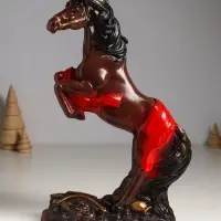 Фигура "Победоносный конь" 34х22х9 см, коричневый Фигура "Победоносный конь" 34х22х9 см, коричневый