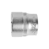 Головка торцевая шестигранная ТУНДРА, под квадрат 1/2", 27 мм, CrV