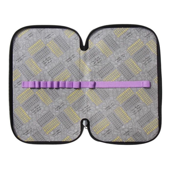 Пенал 3 секции, 125 х 205 х 55 мм, Calligrata 30П26/3 Пенал 3 секции, 125 х 205 х 55 мм, Calligrata 30П26/3 "Корея", ламинированный картон