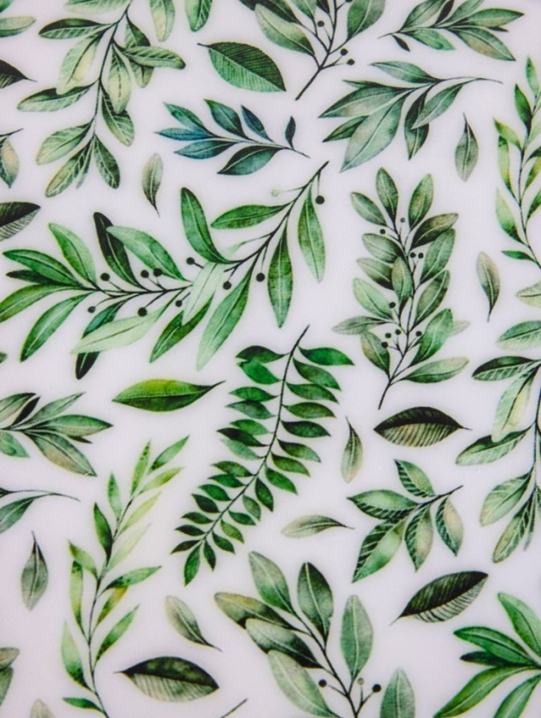 Поднос круглый с бортиками "Оливковая ветвь" дерево манго 35х35х6,5 см