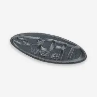 Термоаппликация Sport, 7.2×3.2 см, серая