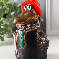 Копилка "Ворон" 18х12х13 см, Копилка "Ворон" 18х12х13 см,