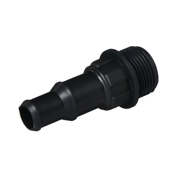 Штуцер, наружная резьба 3/4 Штуцер, наружная резьба 3/4", для шлангов 5/8" (16 мм) – 3/4" (19 мм), пластик