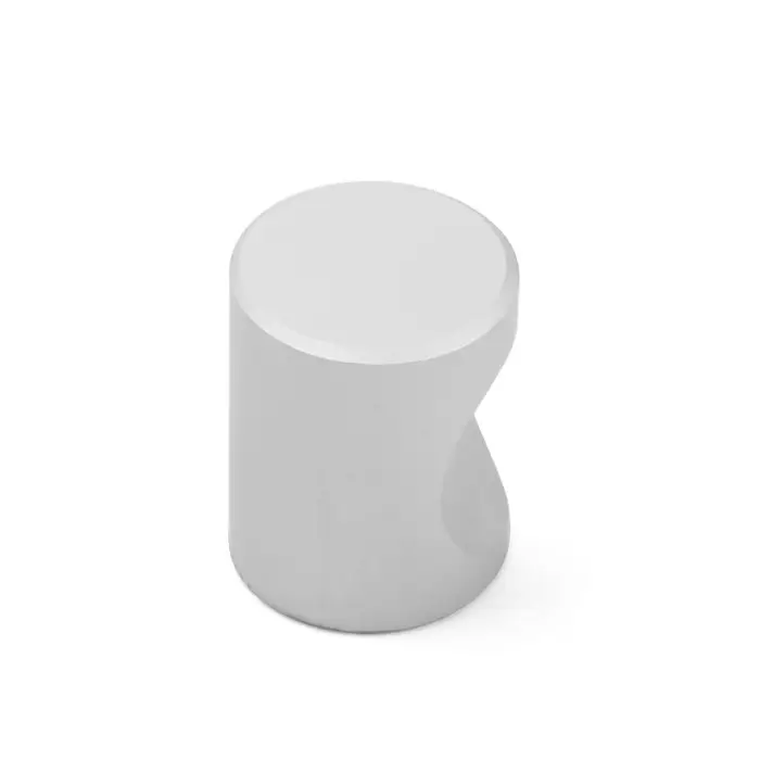 Ручка кнопка ТУНДРА РК102 d=16 мм, цвет матовый хром