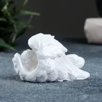Фигурка из гипса &laquo;Ангел в крыльях&raquo;, перламутровая, 7&times;4.5&times;4.5 см