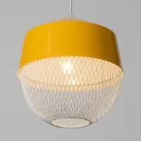 Светильник потолочный BayerLux Lea, 1&times;40 Вт, Е27, рапсово-жёлтый, 26&times;26&times;32 см