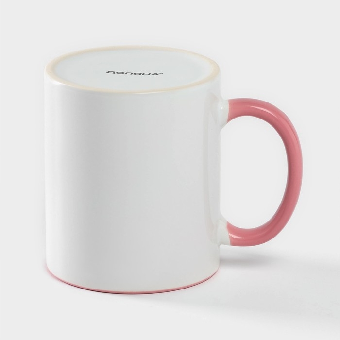 Кружка керамическая Доляна Twist, 350 мл, 12×8×9,5 см, цвет белый Кружка керамическая Доляна Twist, 350 мл, 12×8×9,5 см, цвет белый