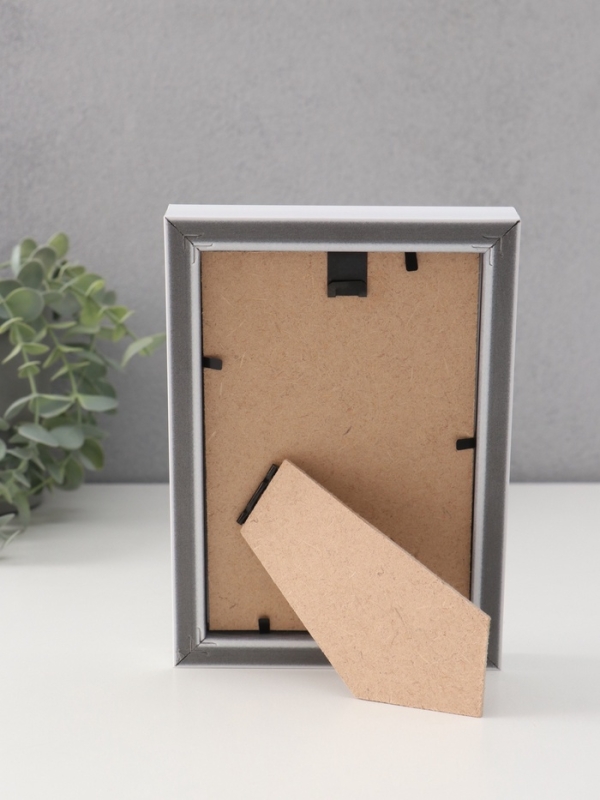 Фоторамка пластик Фоторамка пластик "МИРАМ" 10х15 см, белый