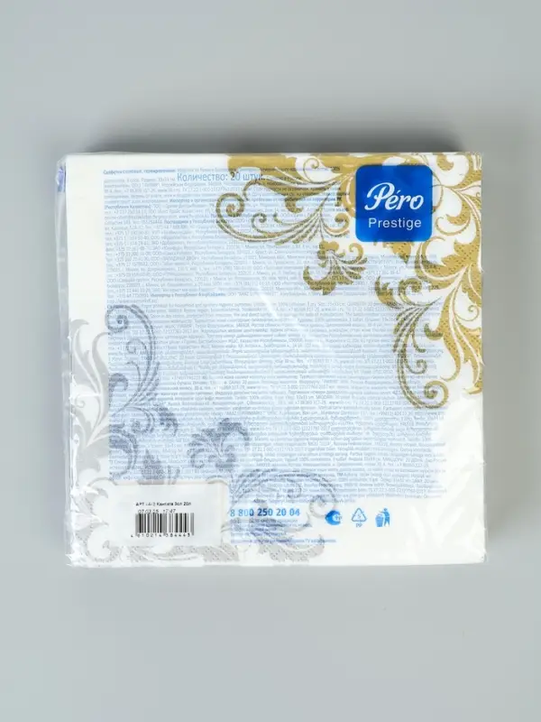 Салфетки бумажные трёхслойные «Кантата», 33х33, 20 шт Салфетки бумажные трёхслойные «Кантата», 33х33, 20 шт