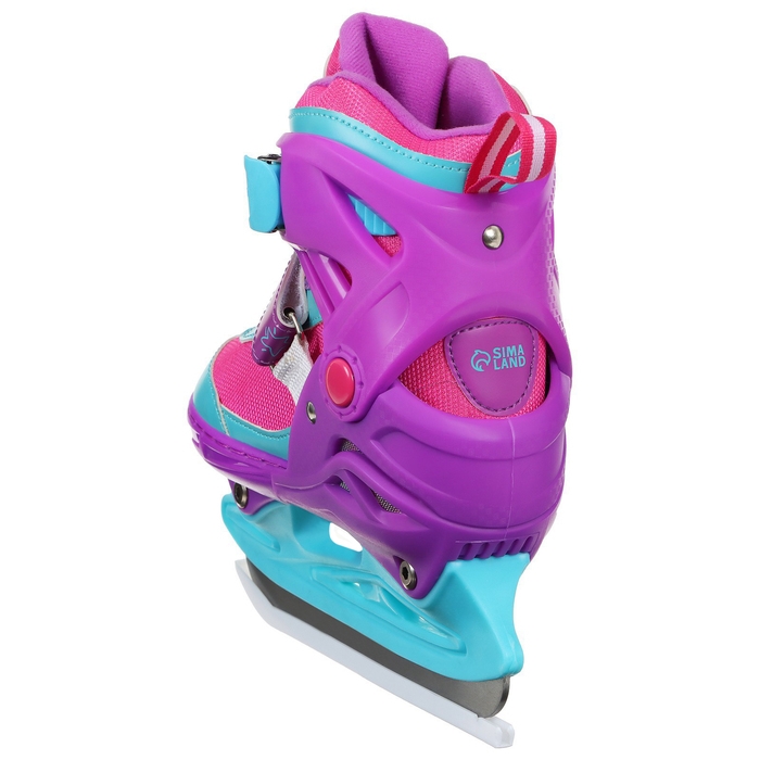 Коньки детские раздвижные Snow Cat, с роликовой платформой, р. 34-37 Коньки детские раздвижные Snow Cat, с роликовой платформой, р. 34-37