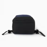 Рюкзак, 27*14*38,5 см, 2 отд 3н/карм, Комби, Водонепрон. дно, синий/черн