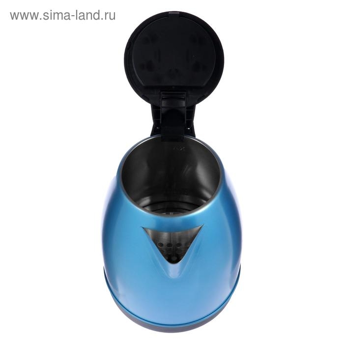 Чайник электрический HOMESTAR HS-1010, металл, 1.8 л, 1500 Вт, синий Чайник электрический HOMESTAR HS-1010, металл, 1.8 л, 1500 Вт, синий