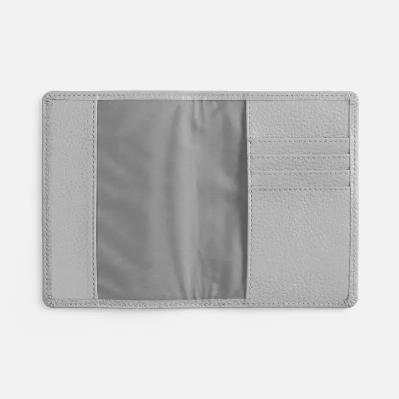 Обложка для паспорта Unison, серая Обложка для паспорта Unison, серая