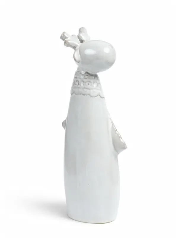 Фигурка декоративная &laquo;Лосик с кружевной шалью&raquo;, керамика, 8.4&times;4.8&times;21.3 см