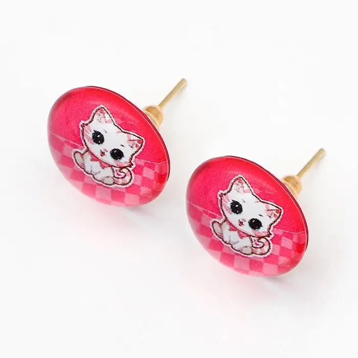 Серьги гвоздики «Волшебная девочка» 1.5 х 1.5 см Серьги гвоздики «Волшебная девочка» 1.5 х 1.5 см