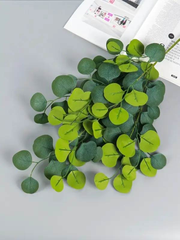 Цветы искусственные «Эвкалипт популус», h=96 см, зелёные Цветы искусственные «Эвкалипт популус», h=96 см, зелёные