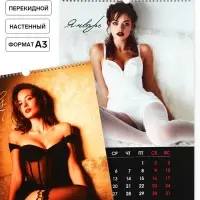 Календарь 2027 перекидной на ригеле А3 &laquo;Девушки&raquo;