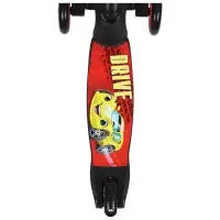 Самокат GRAFFITI Drive, колёса PU 110/75 мм, ABEC 7, красный