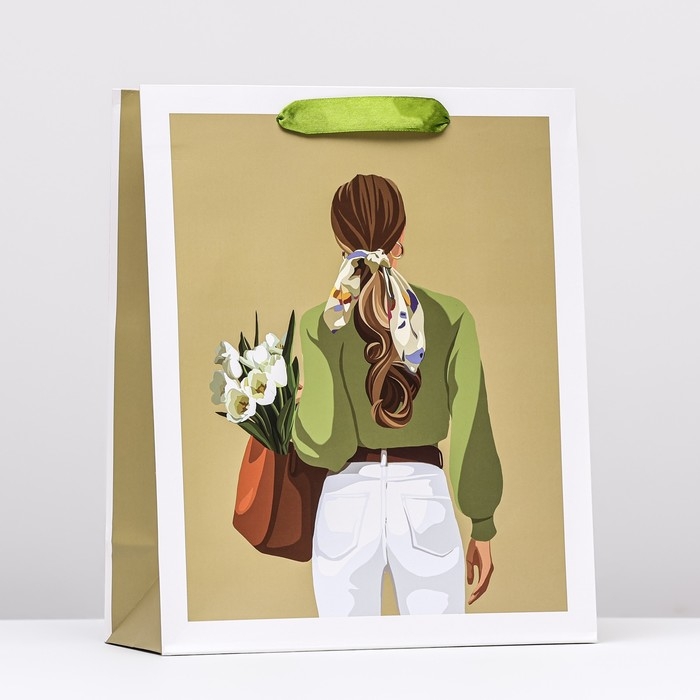 Пакет подарочный "Леди", 26 х 32 х 12 см