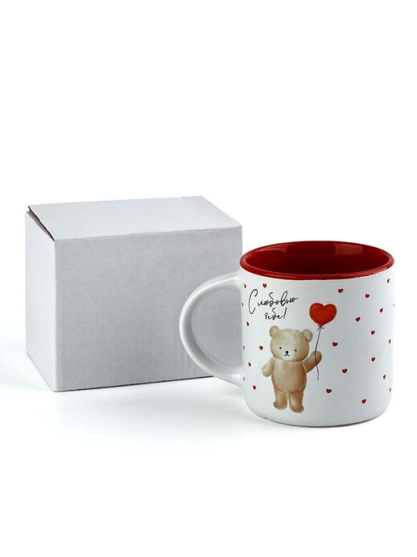 Кружка керамическая Дорого внимание «С любовью», 380 мл Кружка керамическая Дорого внимание «С любовью», 380 мл