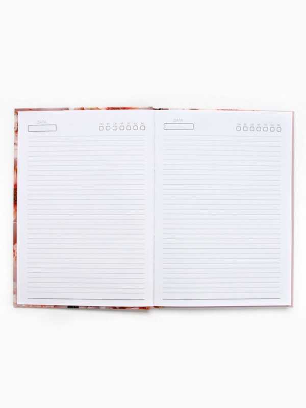 Ежедневник в твердой обложке А5, 80 л Ежедневник в твердой обложке А5, 80 л "С 8 марта"