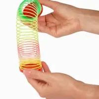 Funny toys Пружинка радуга "Новогодняя лошадка", цвета МИКС, d.-5см